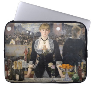 Victorian Barmaid Girl vid Folies Bergere, Frankri Laptop Fodral