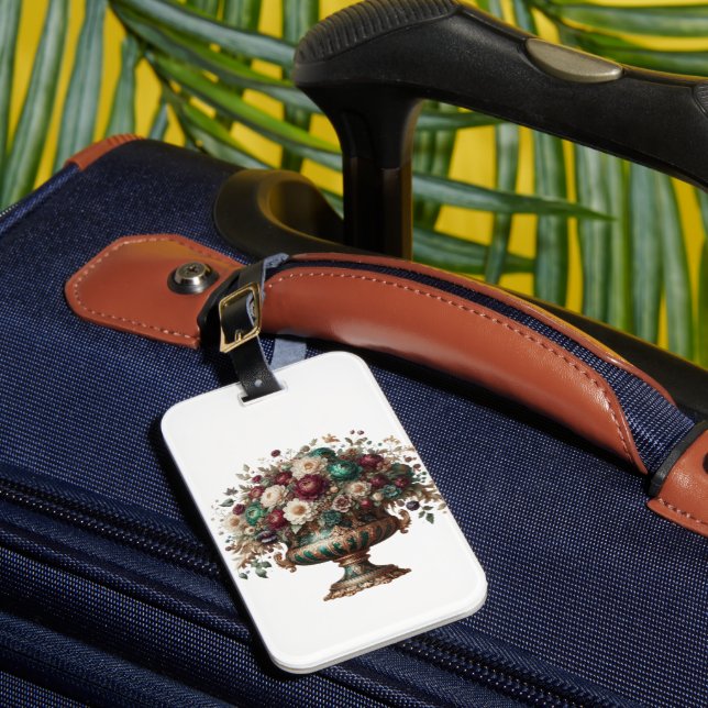 Victorian Bavaria Floral Vase Bagagebricka (Framsida Insitu 1)