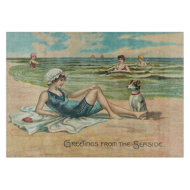 Victorian Beach Simma Girl Ocean Summer Vacation (Framsidan)