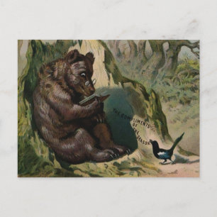 Victorian Bear-jul Vykort
