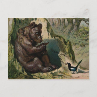 Victorian Bear-jul Vykort