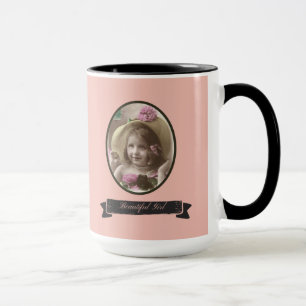 VICTORIAN BEAUTIFUL GIRL MUGG