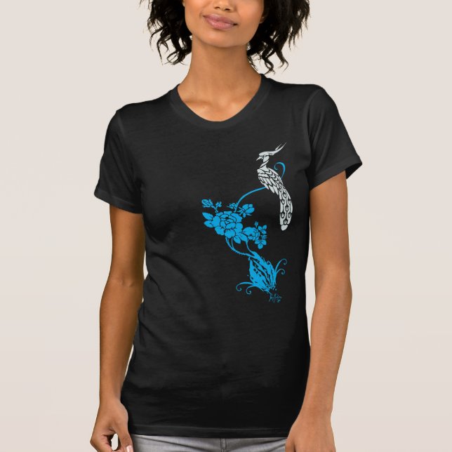 Victorian Beauty "Bird of lust" av JPF T-shirt (Framsida)