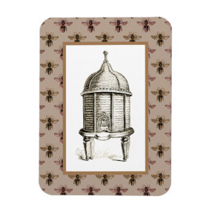Victorian Beehive på Bee Mönster Magnet