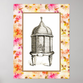 Victorian Beehive på Blommigt Poster