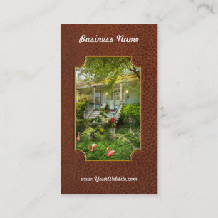 Victorian - Bevidere NJ - Flamingoes roost Visitkort