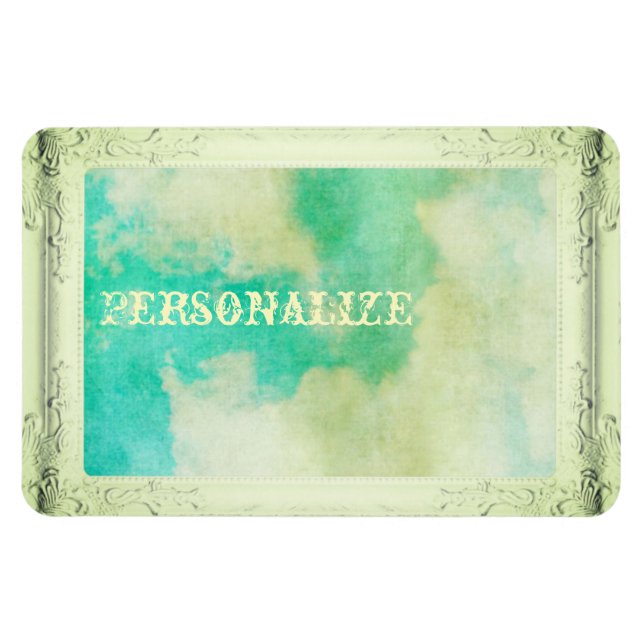 Victorian bild himlar molngrädde magnet (Horisontell)