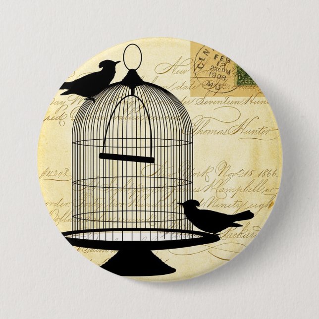 Victorian Birdcage Knapp (Framsida)
