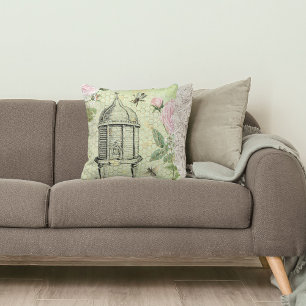 Victorian Blommigt Beehive Kudde