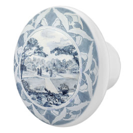 Victorian Blue and White Dutch Ligcape Knopp