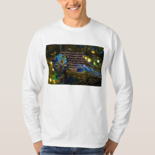 Victorian Blue Bible Verse T Shirt