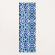 Victorian Blue Mönster Yoga Mat