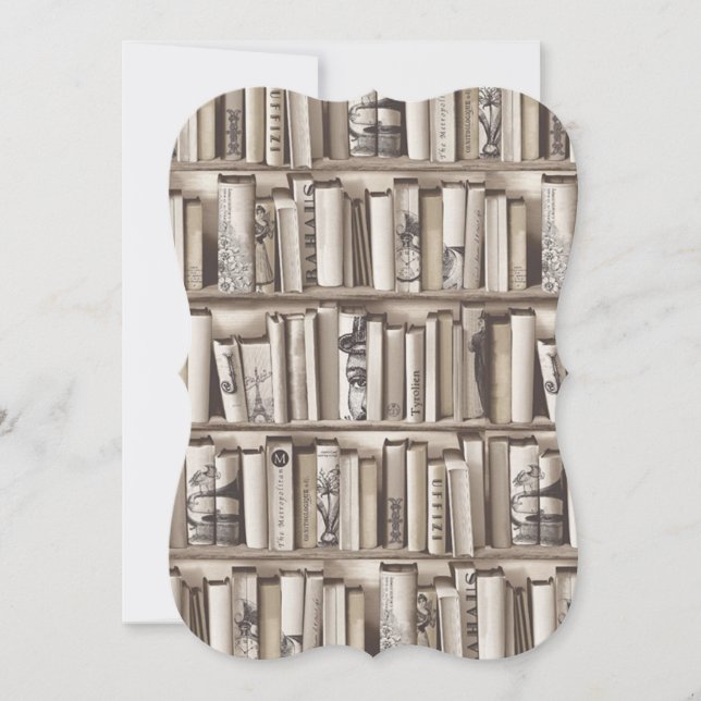 Victorian bokar tack kort (Framsida)