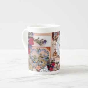 Victorian Bone China Mugg Benporslin Mugg
