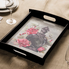 Victorian Boudoir | Gammal Parfym Flaska med Ro