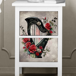 Victorian Boudoir | Pedal Harp Music Instrument