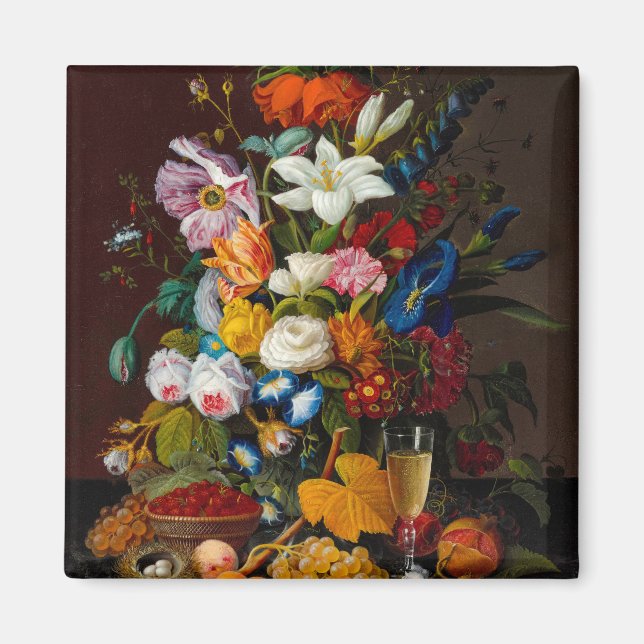 Victorian Bouquet, 1850-1855 av Severin Roesen Magnet (Framsidan)