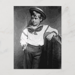 Victorian Boy Vykort