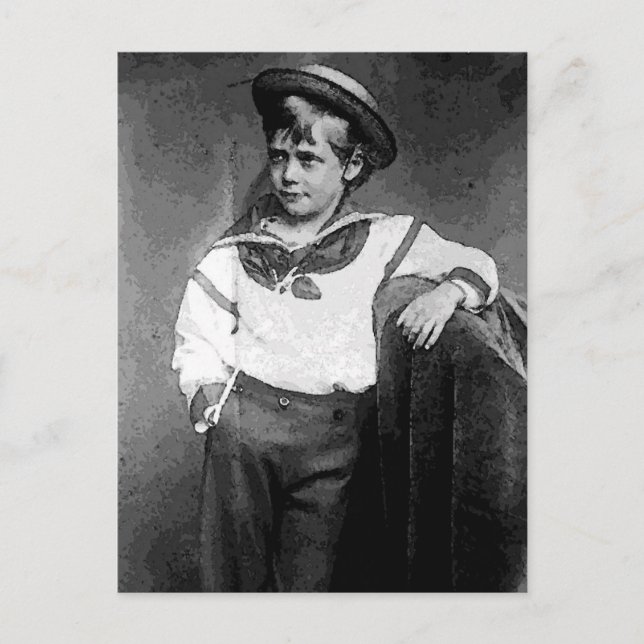 Victorian Boy Vykort (Framsida)