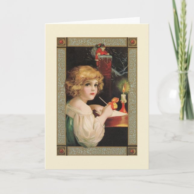 Victorian Brev till julkort Helgkort (Framsida)