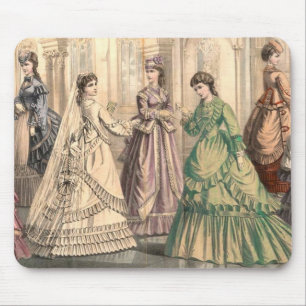 Victorian Bride och Attendants Musmatta