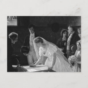 Victorian Bride Vykort
