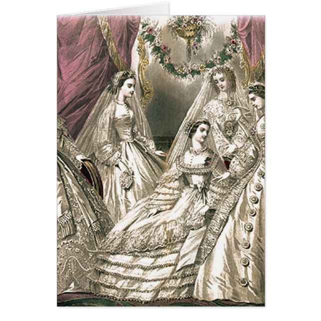 Victorian Brides Hälsningskort (Framsidan)