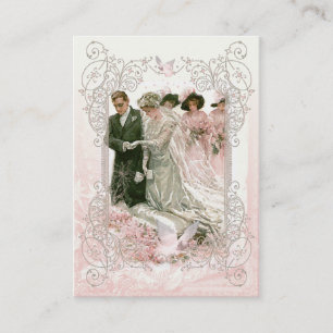 Victorian Bröllop - Affärskort Visitkort
