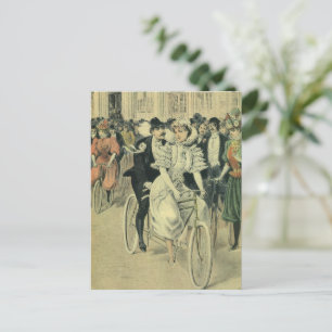 Victorian Brud och Brudgum Spara Datum Meddelande Vykort