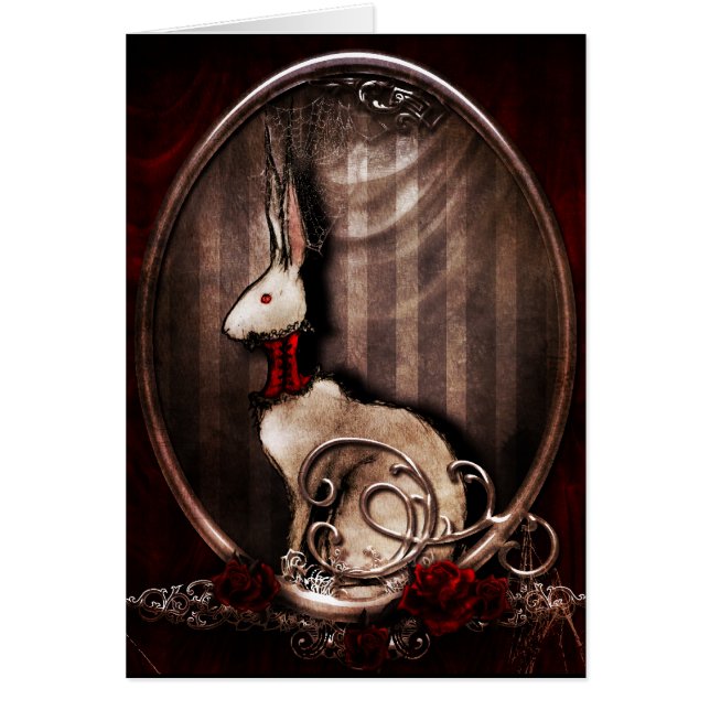 Victorian Bunneh Hälsningskort (Framsidan)