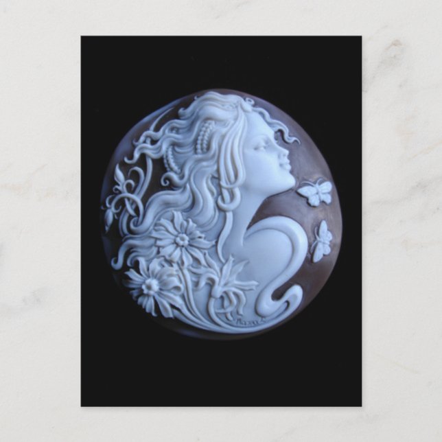 Victorian Cameo-vykort Vykort (Framsida)