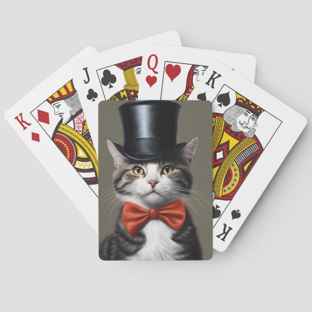 Victorian Cat Casinokort (Baksidan)