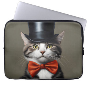 Victorian Cat Laptop Fodral