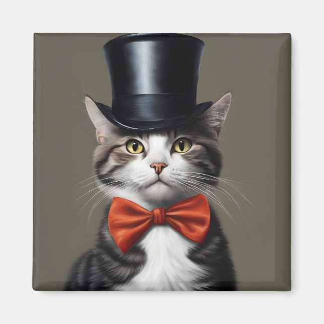 Victorian Cat Magnet (Framsidan)