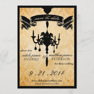 Victorian Chandelier ・ svart och kräm Spara datume Spara Datumet