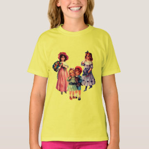 Victorian Children Art T Shirt