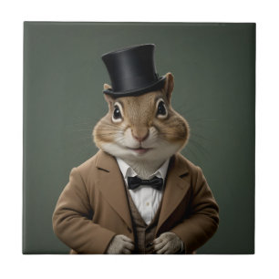 Victorian Chipmunk Kakelplatta