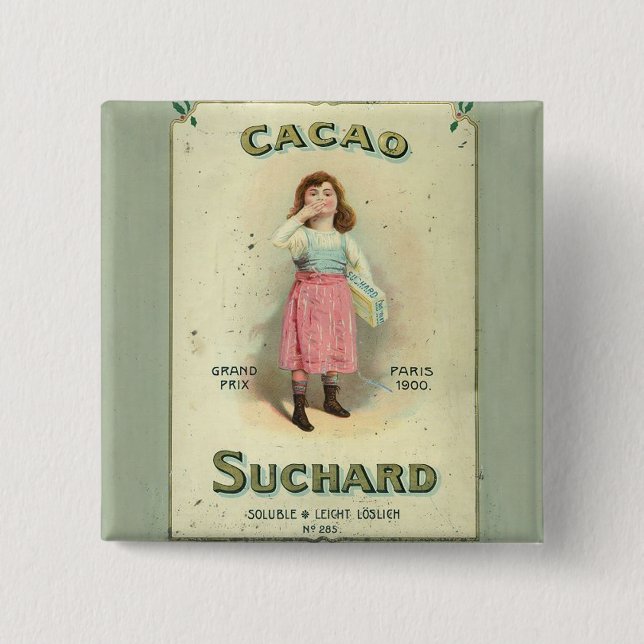 Victorian Chocolate Kiss Girl Sugar Knapp (Framsida)