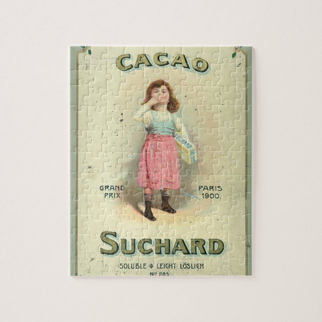Victorian Chocolate Kiss Girl Sugar Pussel (Vertikal)