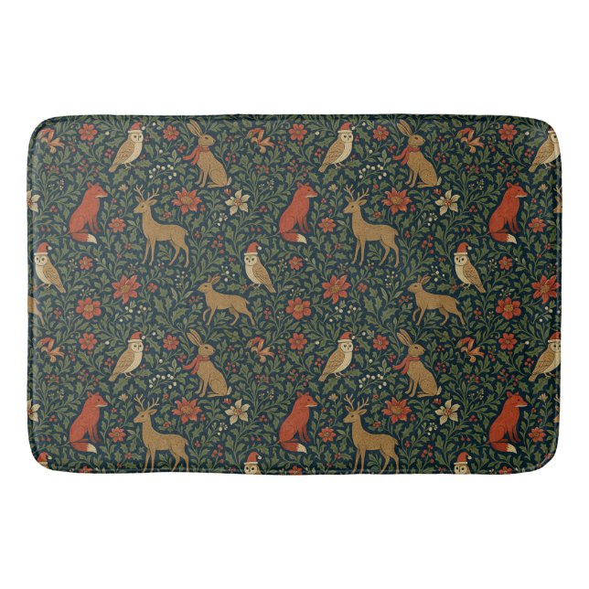 Victorian Christmas Animal & Botanical  Badrumsmatta (Framsidan)