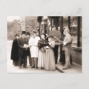 VICTORIAN CHRISTMAS SÅNG SINGERS HELG VYKORT
