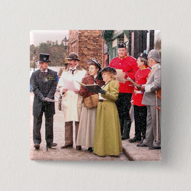 VICTORIAN CHRISTMAS SÅNG SINGERS KNAPP (Framsida)