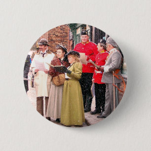 VICTORIAN CHRISTMAS SÅNG SINGERS KNAPP