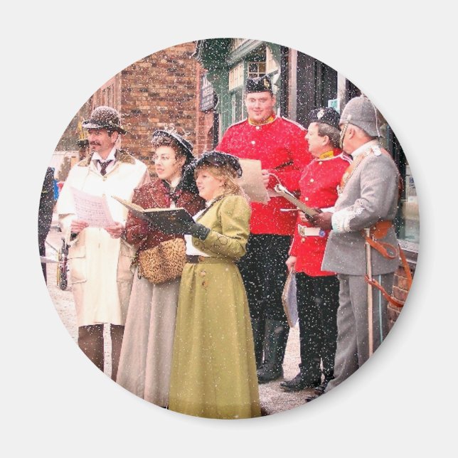 VICTORIAN CHRISTMAS SÅNG SINGERS MAGNET (Framsidan)