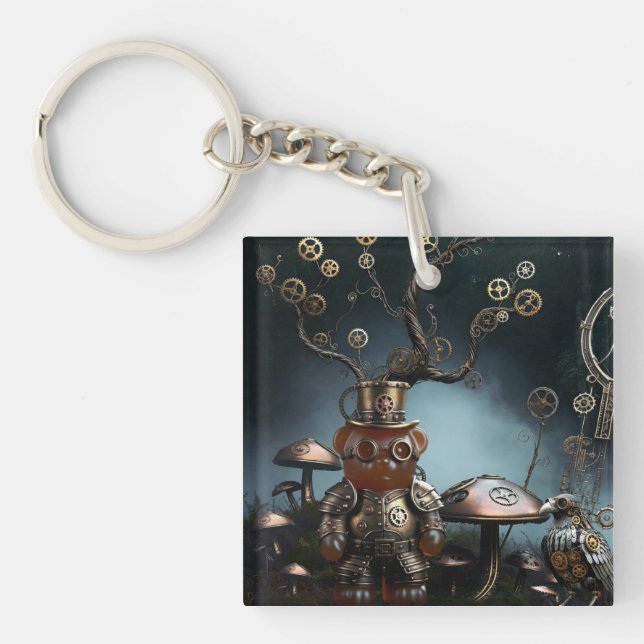 Victorian Clockwork Gummy Bear Mechanical Raven (Framsidan)