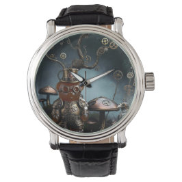 Victorian Clockwork Gummy Bear Mechanical Raven Armbandsur