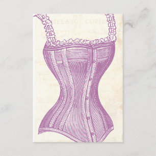 Victorian Corset Lingerie Vintage Möhippa Inbjudningar