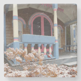 Victorian Cottage i Snö - Martha's Vineyard Stenunderlägg