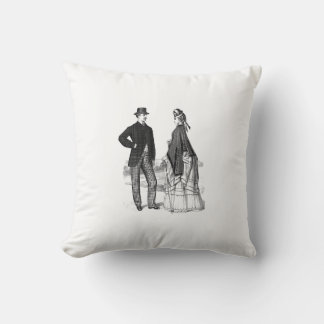 Victorian Couple Pillow Fodral Kudde
