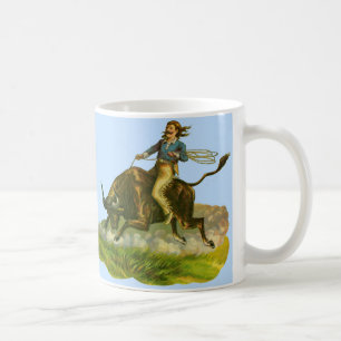 Victorian cowboytjur kaffemugg
